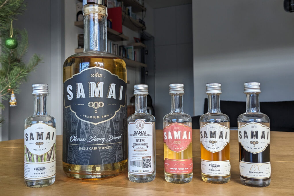 Řemeslné rumy Samai z Kambodži